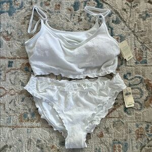 Aerie White Bikini NWT